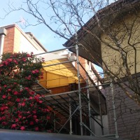 庇テントキャンバス張替え